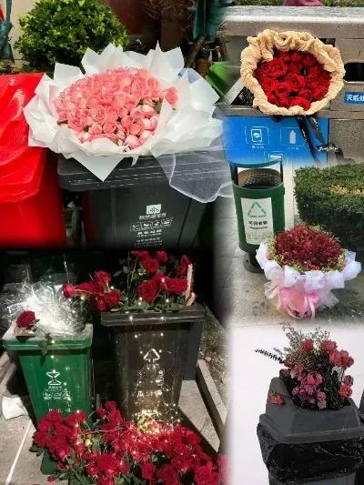 情人节里的垃圾桶

垃圾桶，你是被定了位的容器
站在那个固定的地方上默默的期许