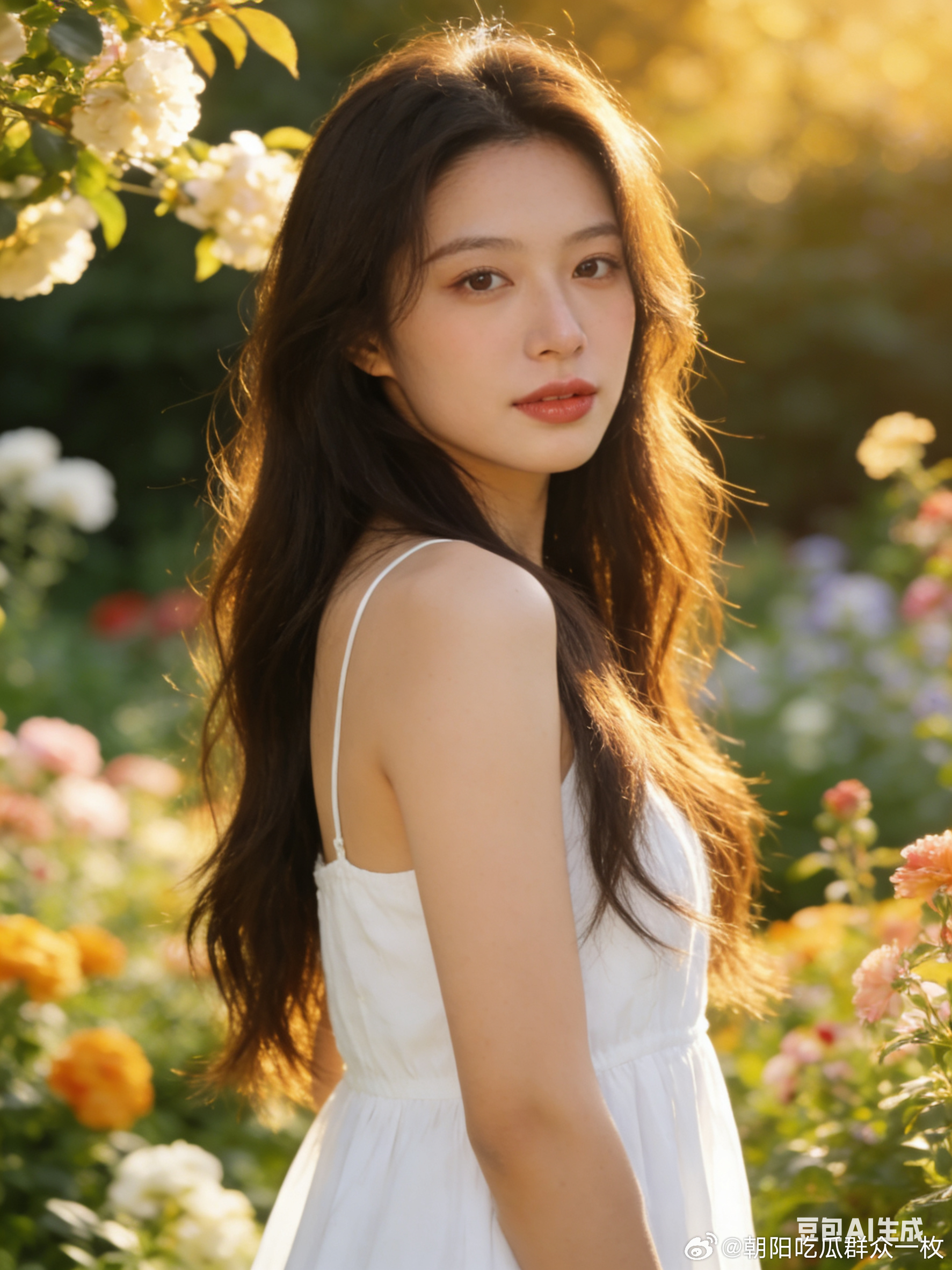 AI生成的美女图片，不仔细看，还真分辨不出来。 