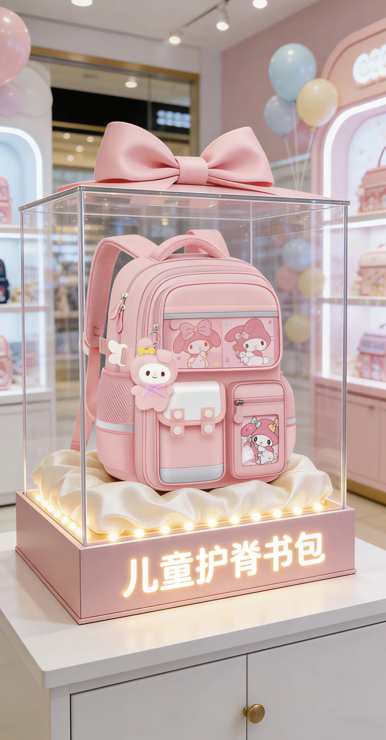 新款小学生书包来啦～容量大还轻便减负~上学背超合适