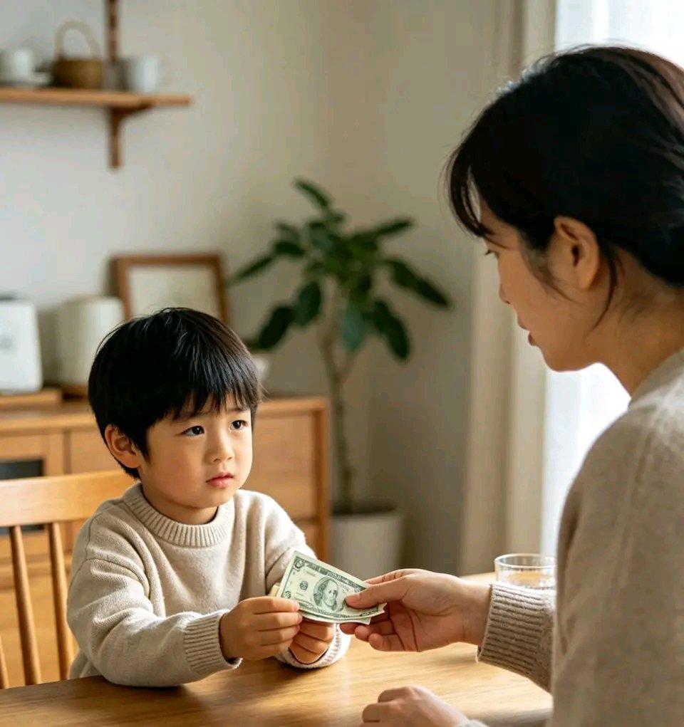 孩子伸手要钱这事，真不能小看，父母的态度影响深远。之前在超市，看到小男孩想买15