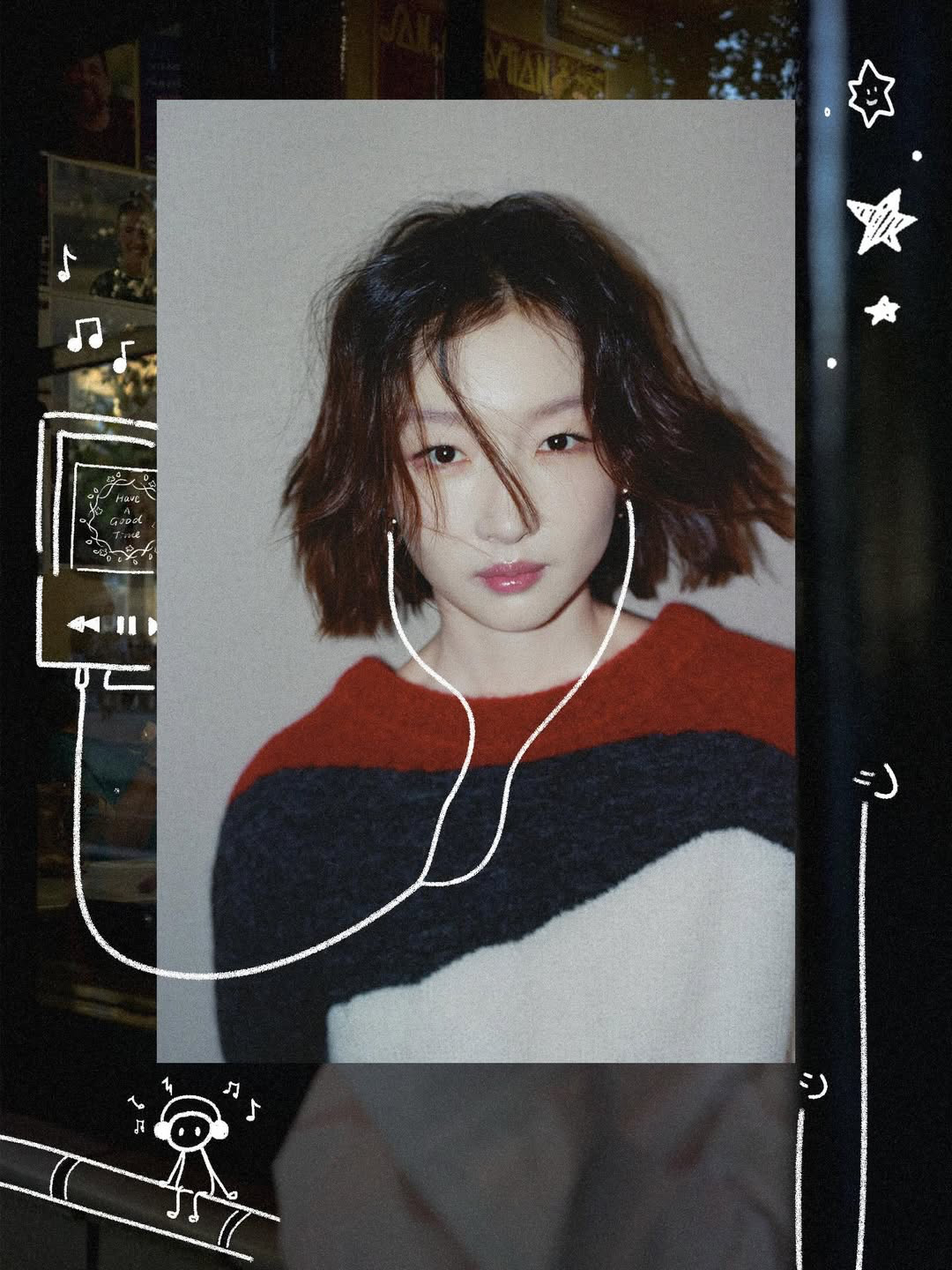 周冬雨好可爱的新年照 