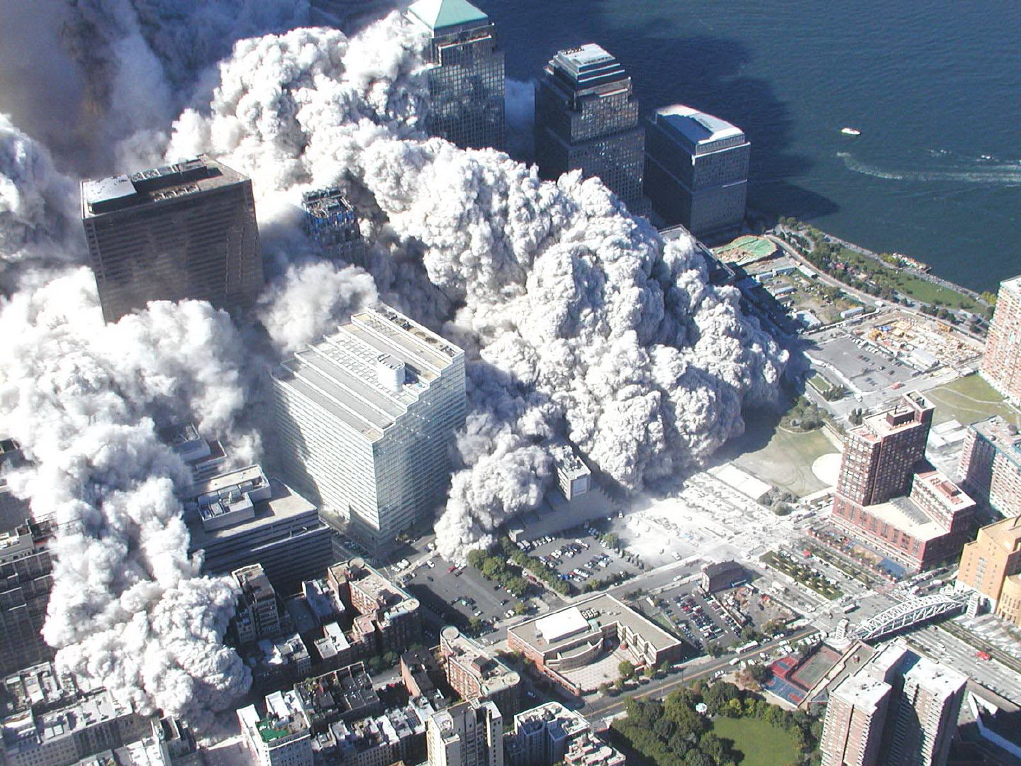 9.11现场图2001年9月11日纽约 