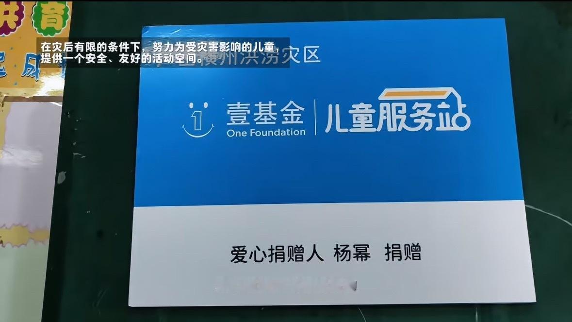 2026年7月，杨幂联合壹基金支援广西受台风“美莎克”影响的洪涝灾区，并开展【灾