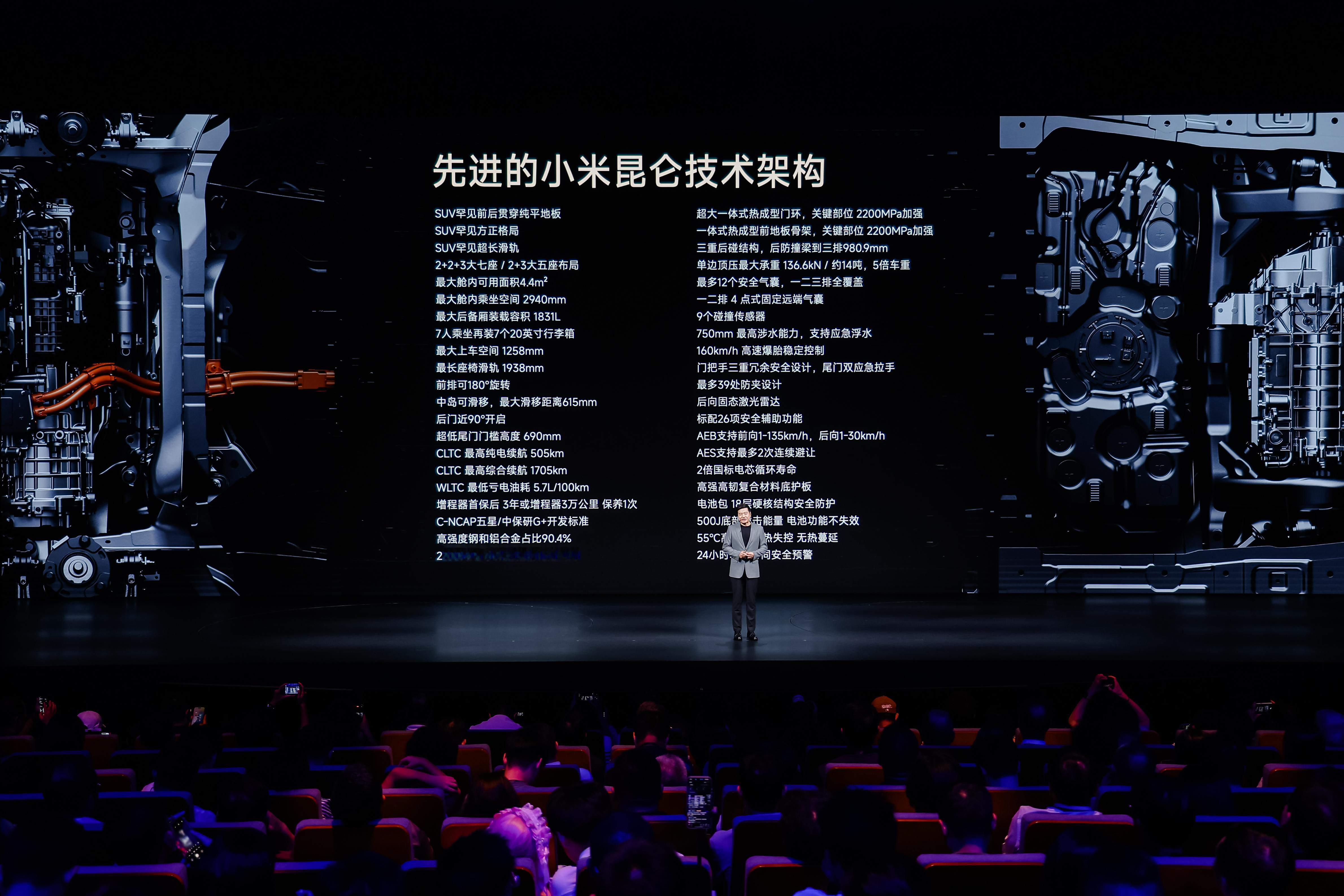 这一次小米带来了全新的昆仑技术架构，这是为什么能做到全平地板的关键原因，真的从0