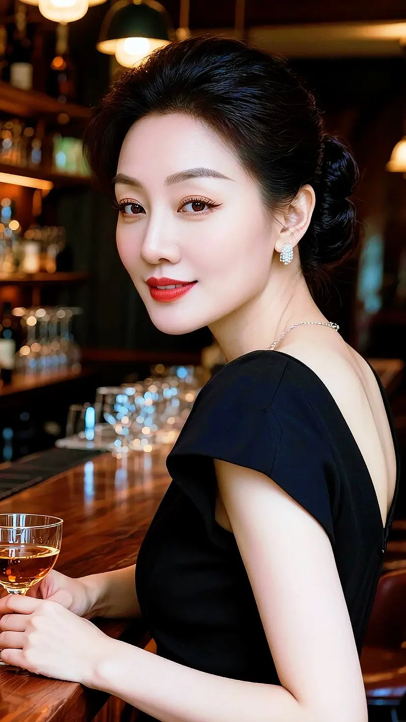 AI暗调吧台写真 随变ai随便玩 广告分成玩法达人伙伴计划