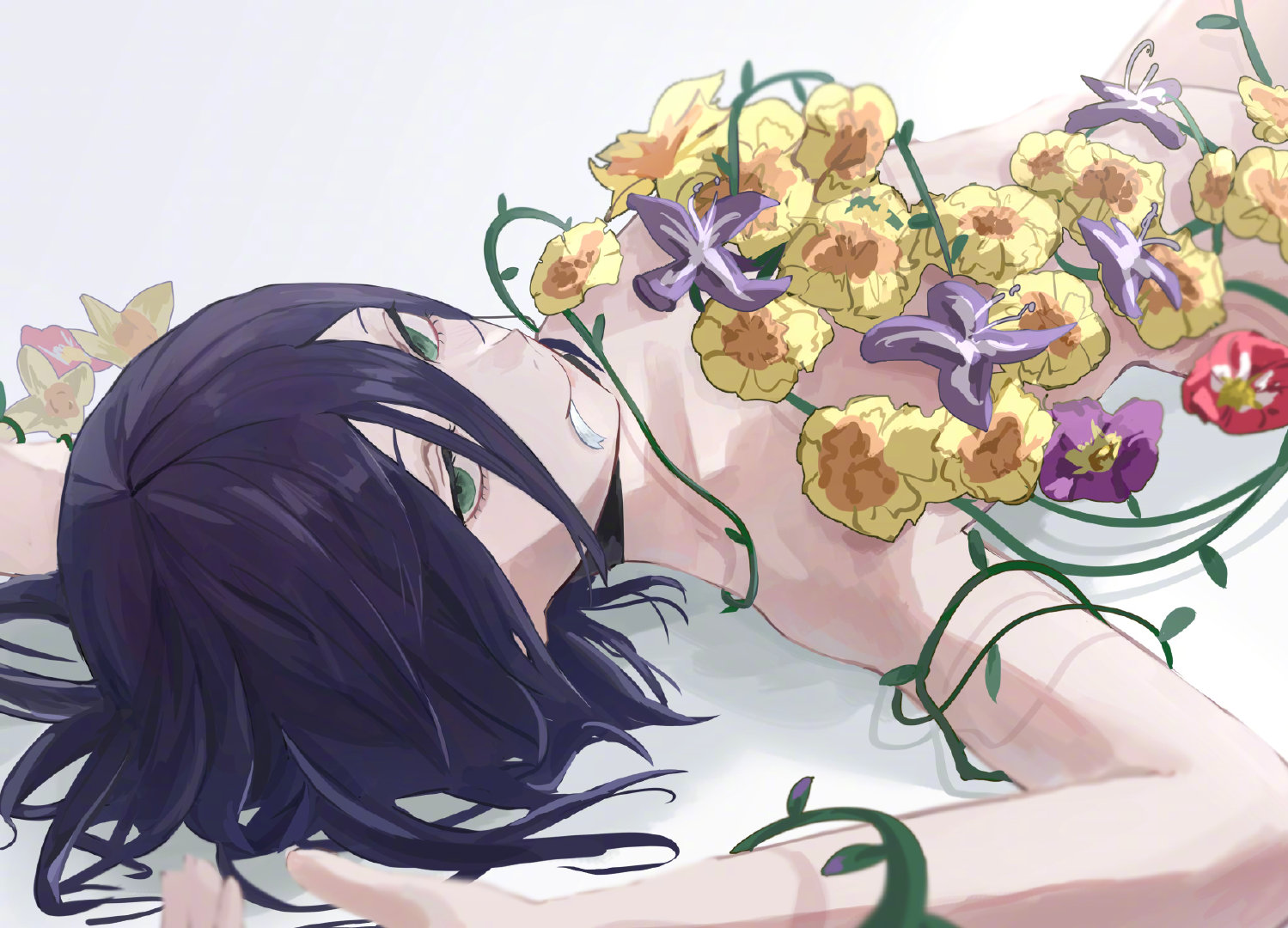 电锯人 蕾塞与花朵🌸(绘师:大正西木) ​​​