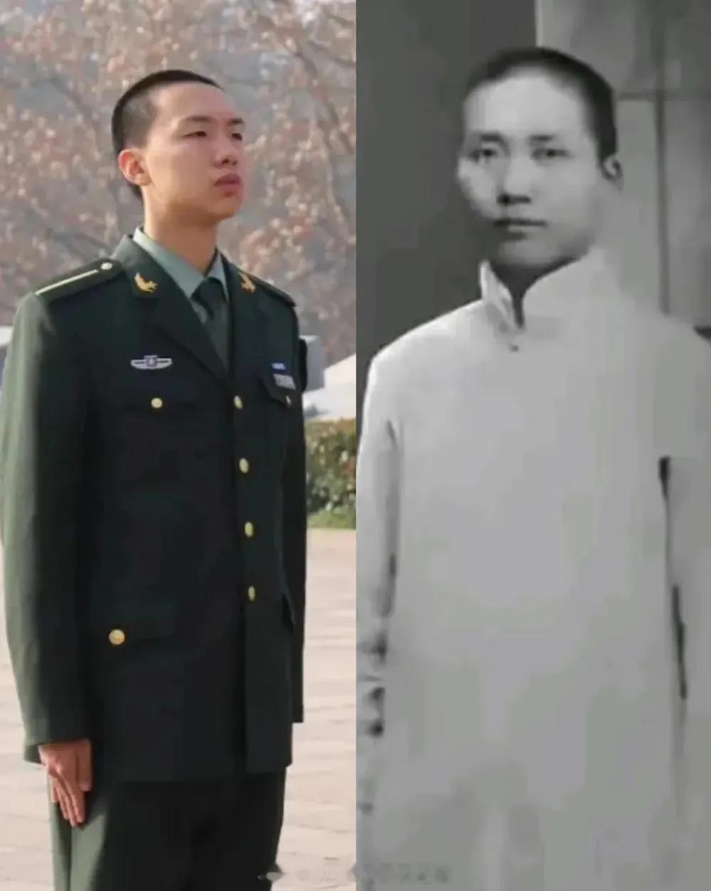 基因的奥秘令人惊叹，观察着曾祖父与曾孙的肖像，仿佛能够穿越时空。他们面容的相似之