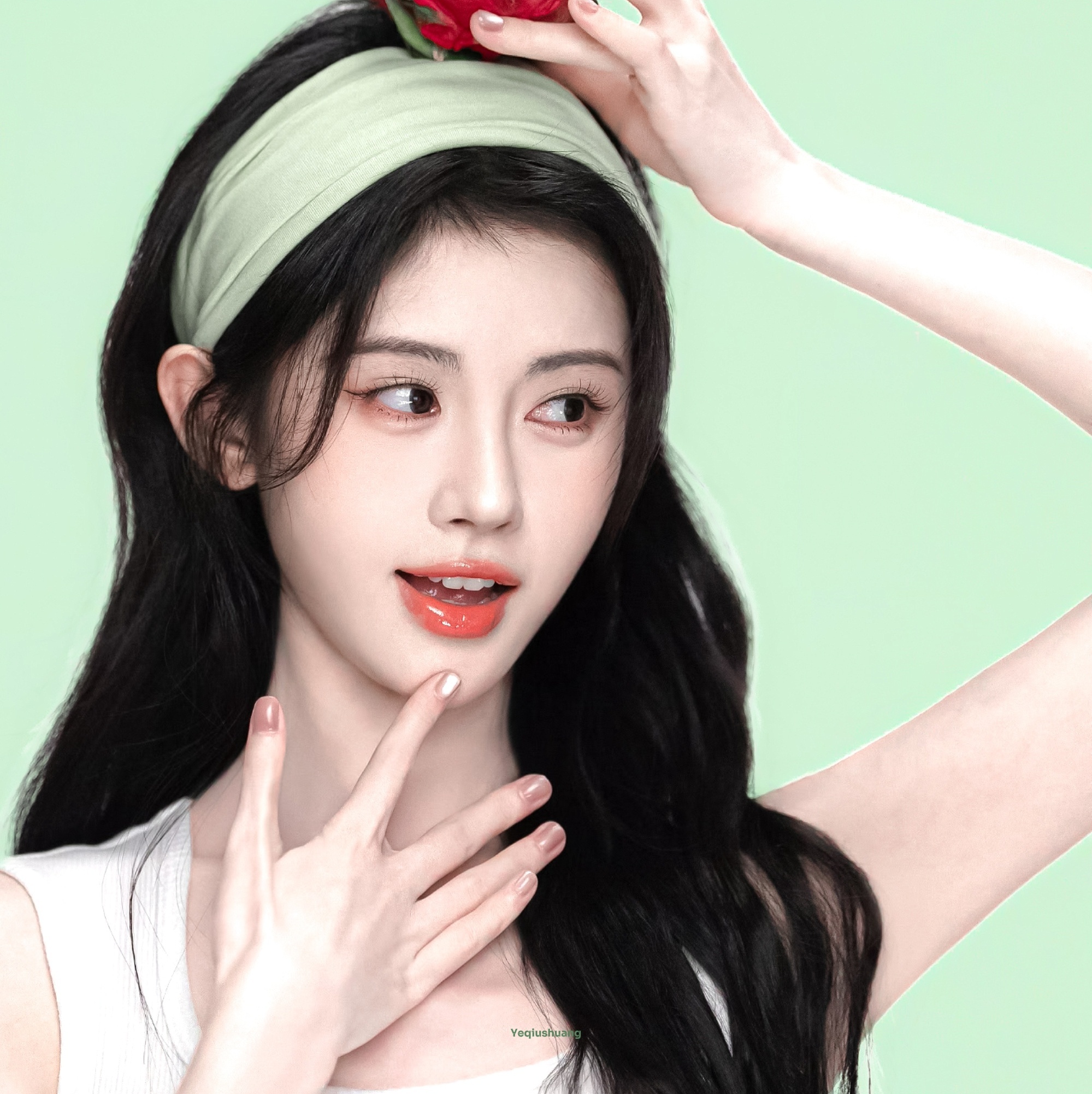 jjy鞠婧祎姜黎非jjy鞠婧祎千香把爱写成专辑 你是主打曲 ૮₍ ˃ ⤙ ˂ ₎