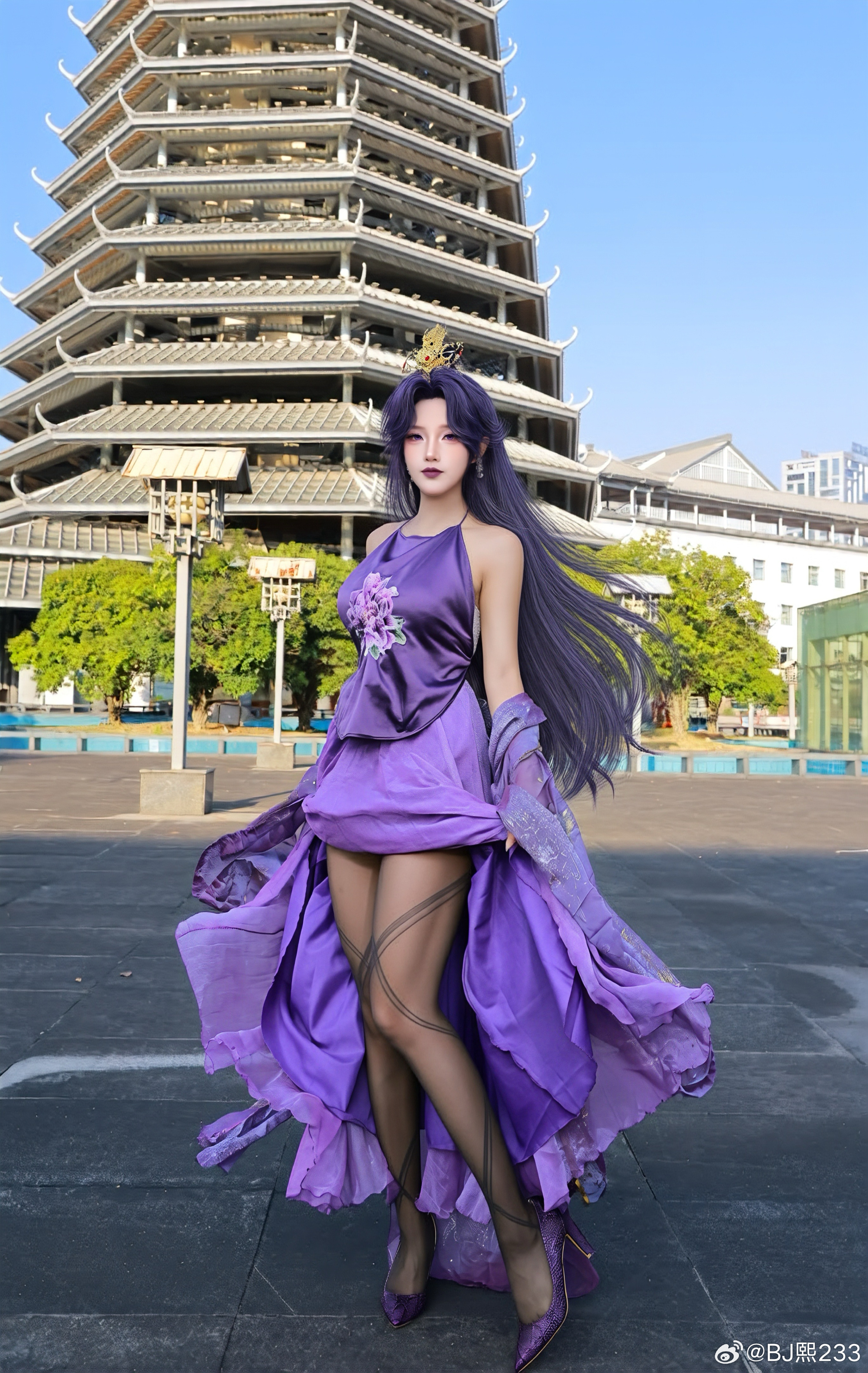 💜 涞觅润丝 谁召唤的紫色师尊 ​​​