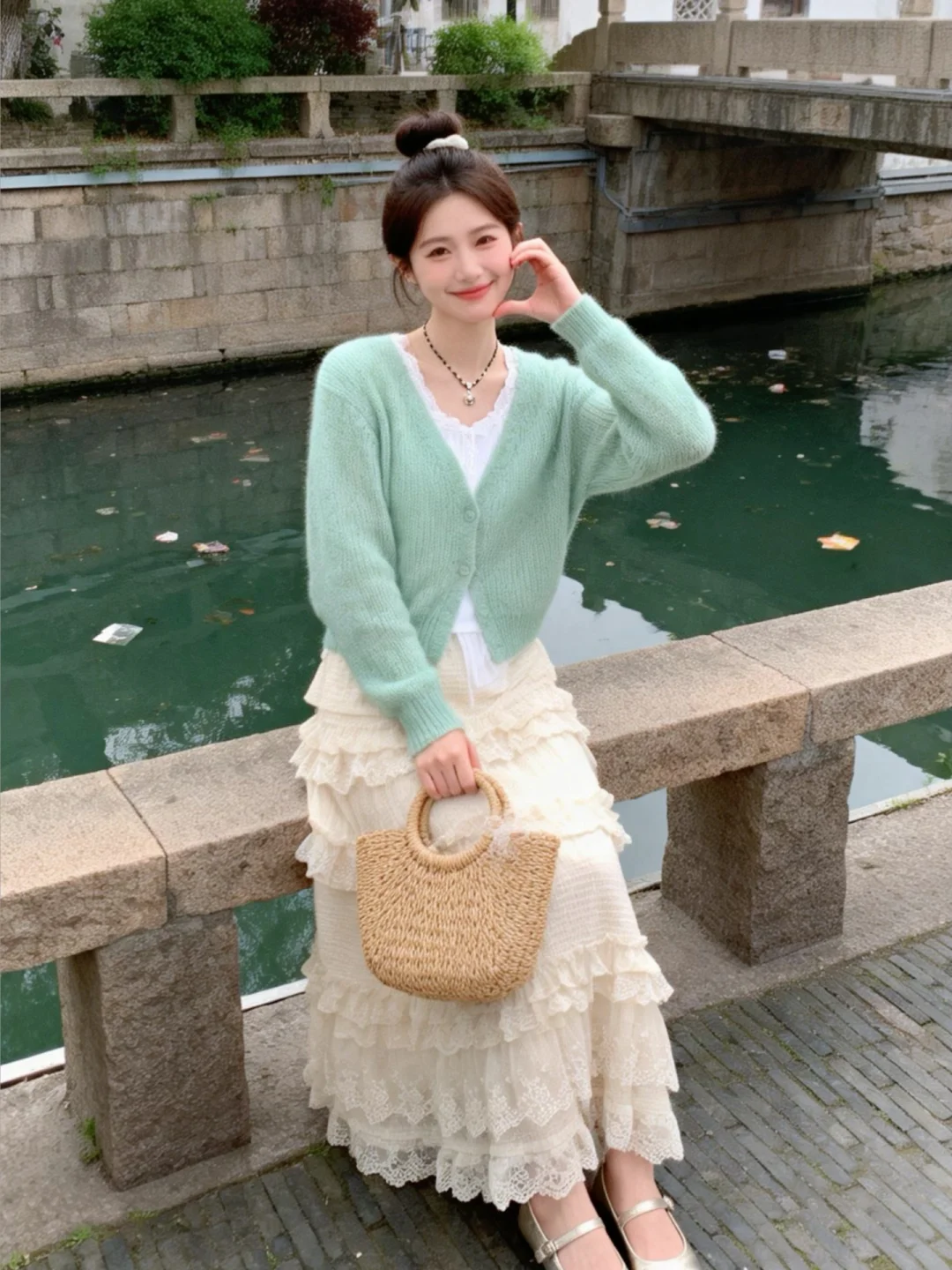 存一些春日生命力拍照姿势！