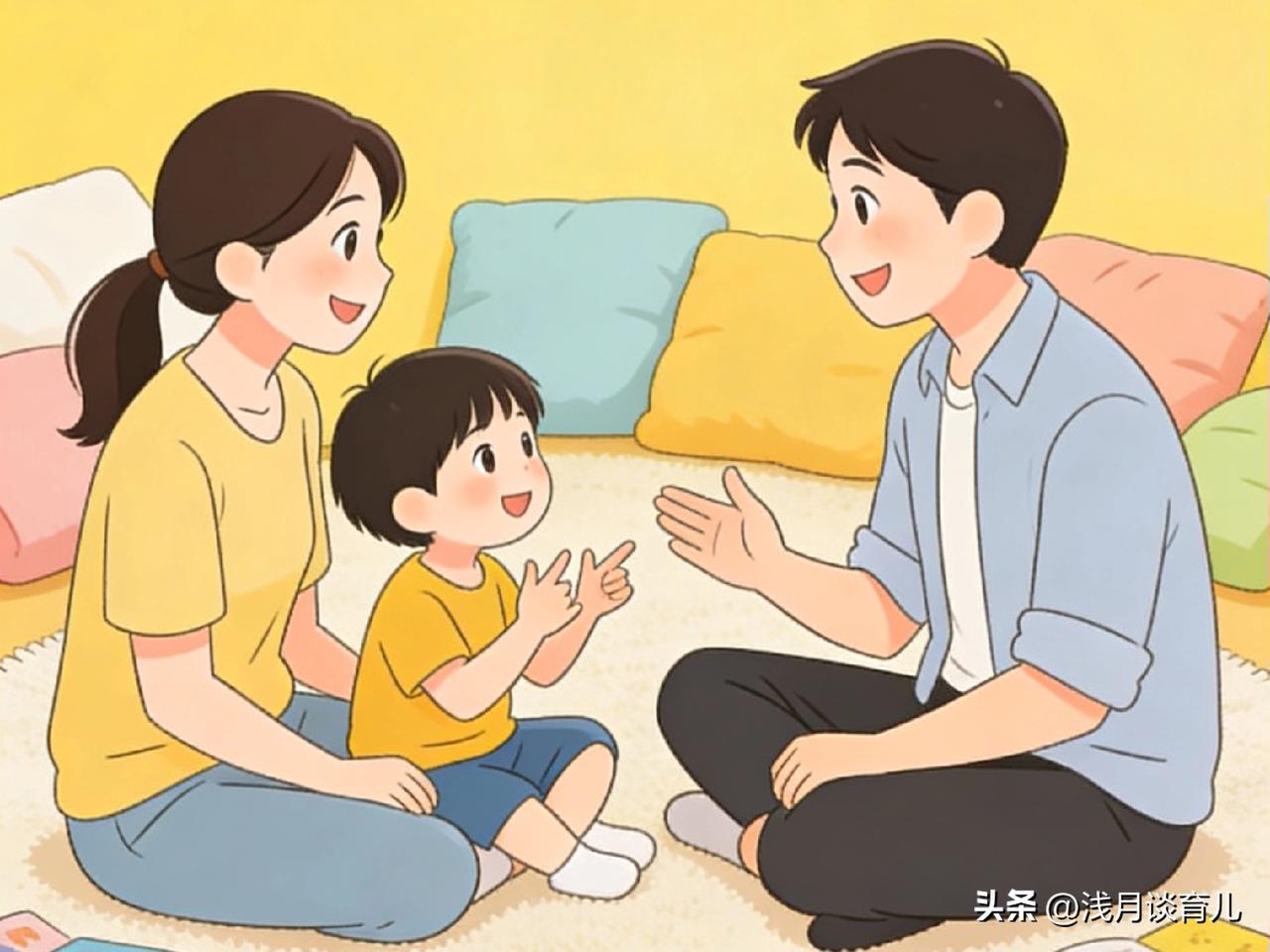 其实孩子会顶嘴，真不是故意跟你对着干，
多半是他有想法、有情绪，又不知道怎么好好