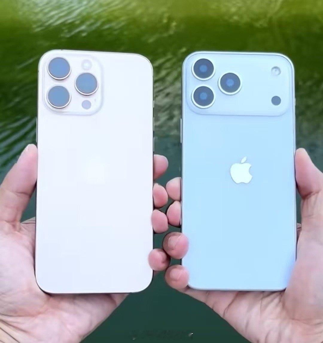 从泄露尺寸打造的iPhone 17 Pro Max实体机模来看，硬朗线条搭配独特
