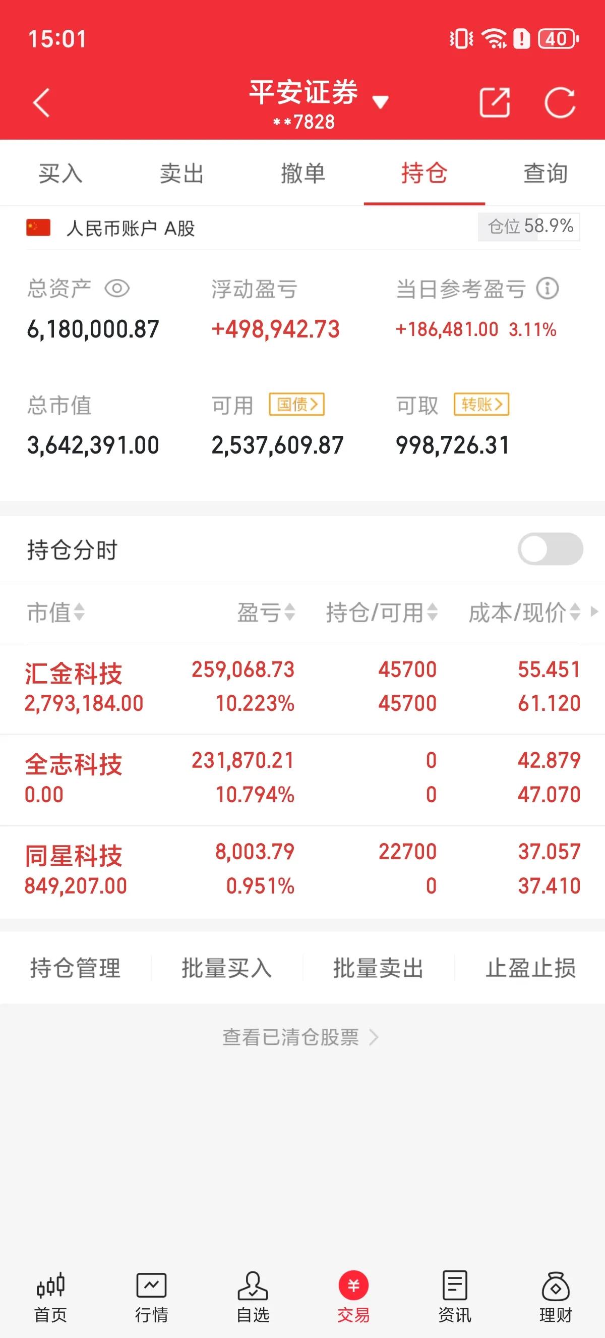 1月战绩公布，今天完美收工！