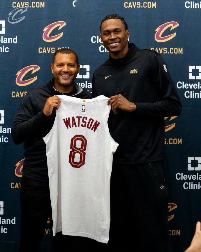正式亮相！欢迎沃特森！克利夫兰骑士骑士nba ​​​