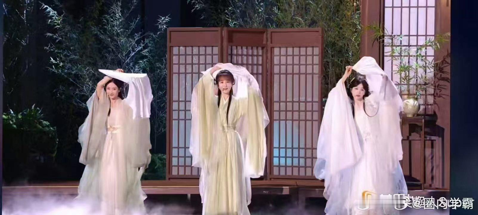 谢楠二公冷夜舞台造型 谢楠二公《冷夜》古装造型惊艳登场，温婉清冷古韵十足，氛围感