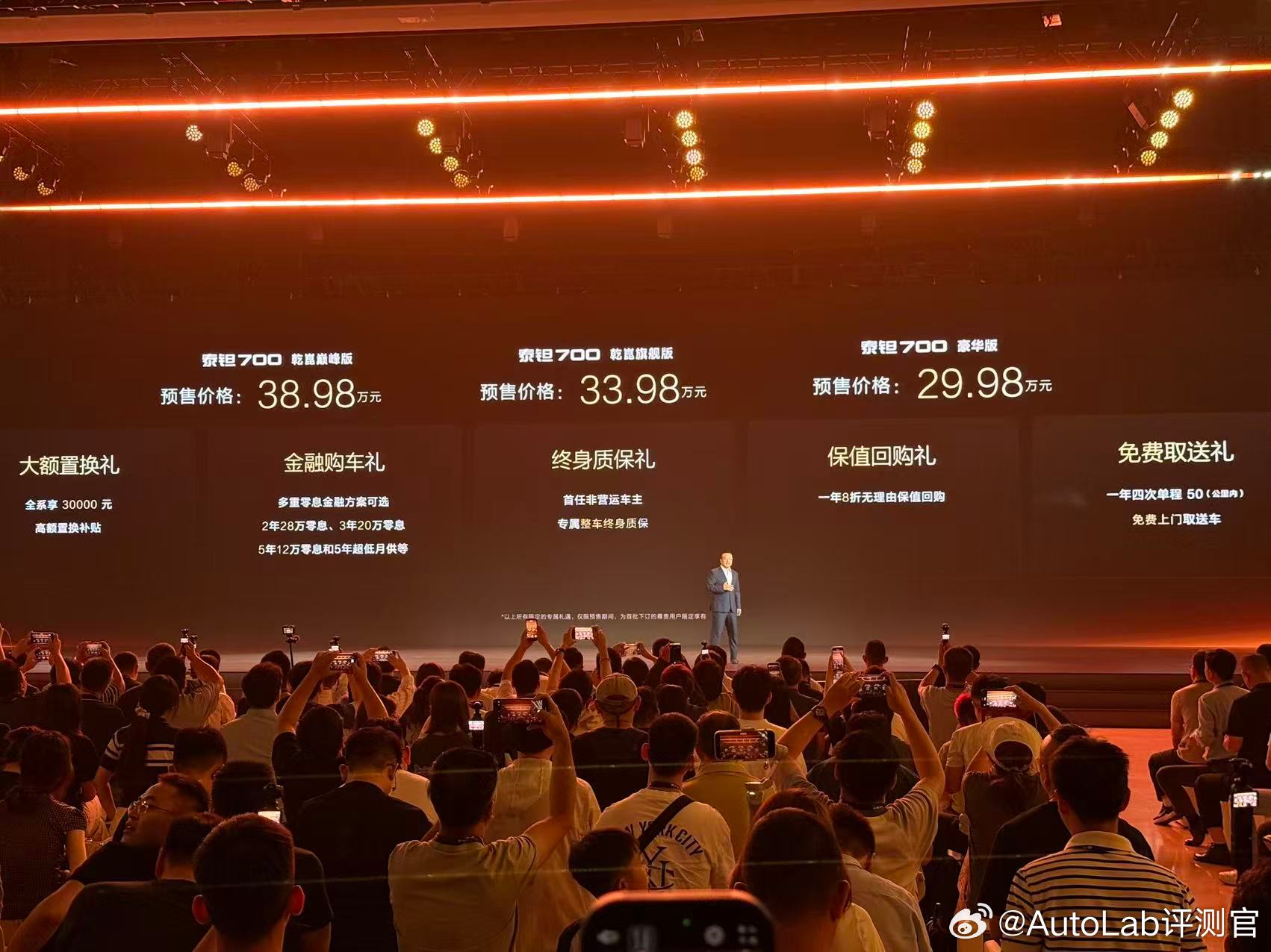 泰钽700这个预售价，你们觉得怎么样北京越野泰钽700预售发布会