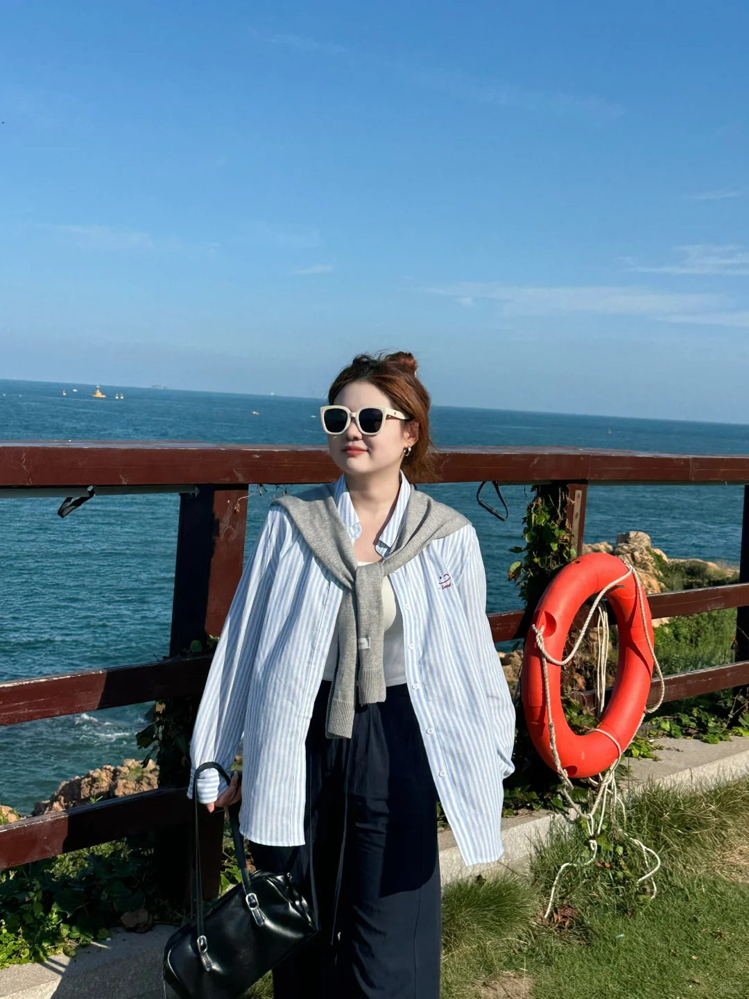 微胖穿搭|🌊初秋穿衬衫！韩系又休闲～