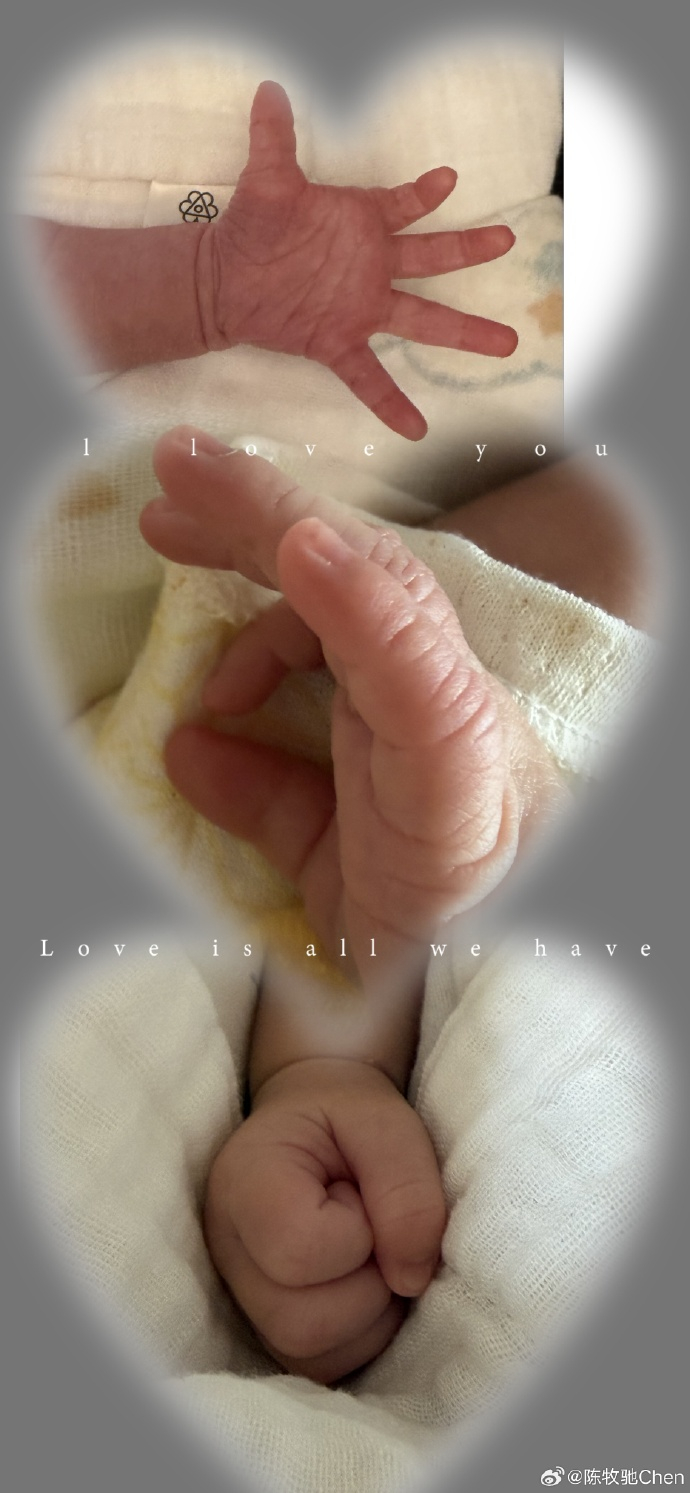 陈牧驰陈冰孕肚照 和的孕肚照有点好品是怎么回事是成熟的父母，也是俏皮的情侣，照片