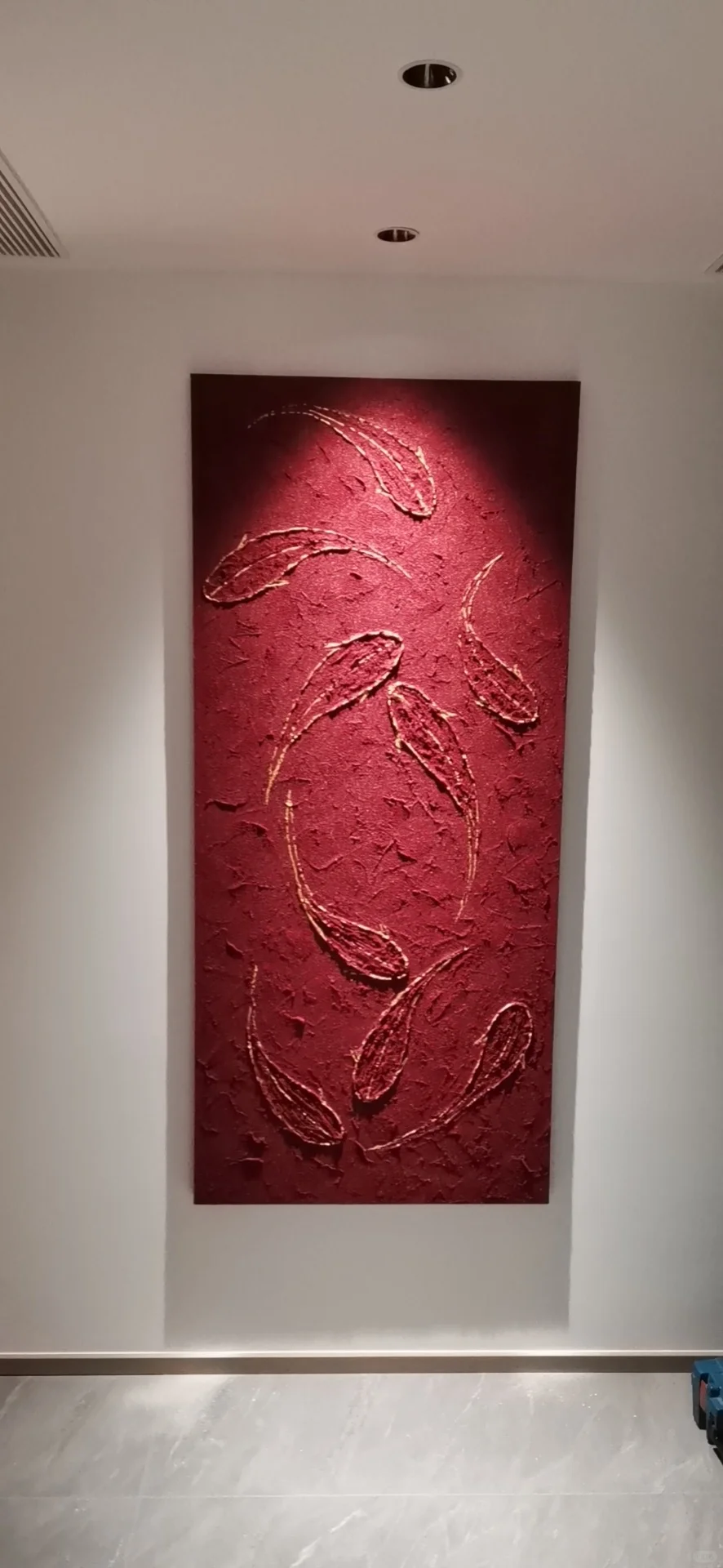 《鱼跃龙门》原创立体装饰画上墙效果太美了！