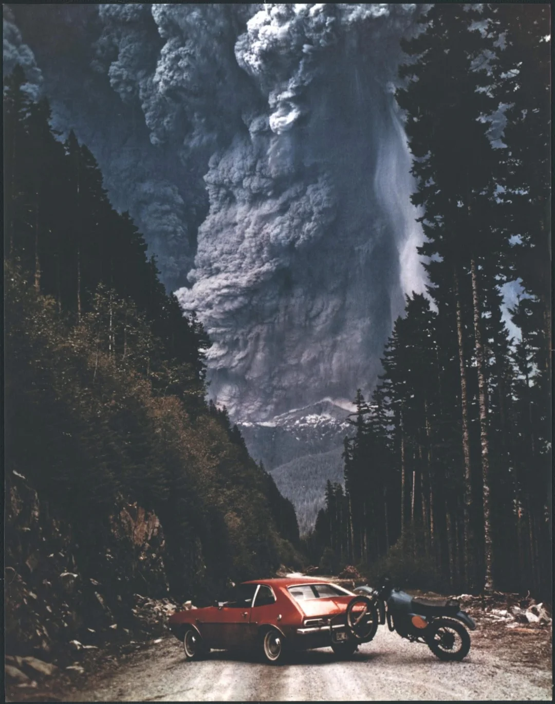 1980.5.18的圣海伦斯火山爆发，是美国历史记录上最大的一次火山爆...