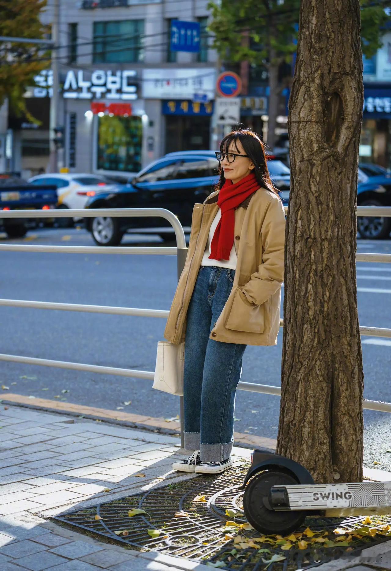 街拍韩国篇｜首尔街头上的《𝐅𝐮𝐝𝐠𝐞》女孩日常穿搭~
