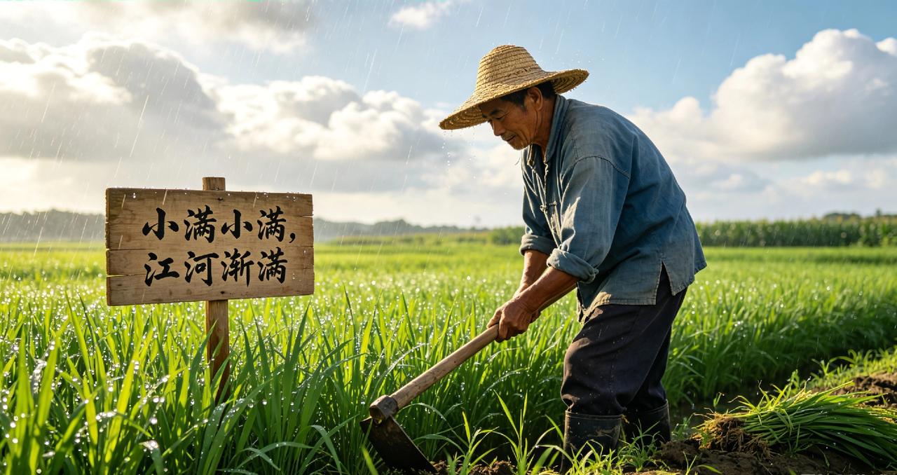 给大家提个醒，
还有6天，
也就是5月21号8点36分28秒，就正式
交接小满节