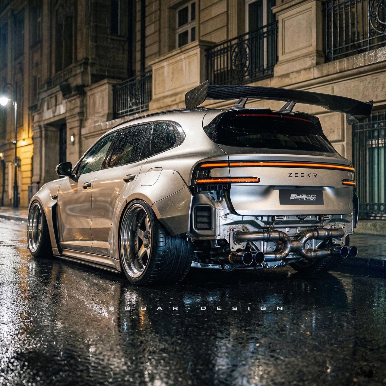 极氪8X怎么改？我直接把保险杠卸了！抖音汽车