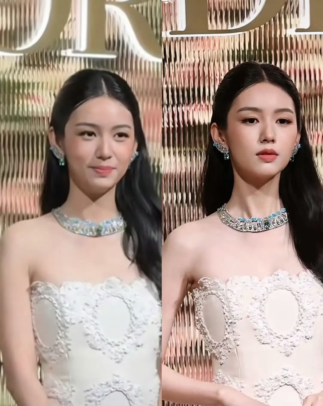 周也妆前妆后差距也太大了，素颜都有剧里土土的感觉了 