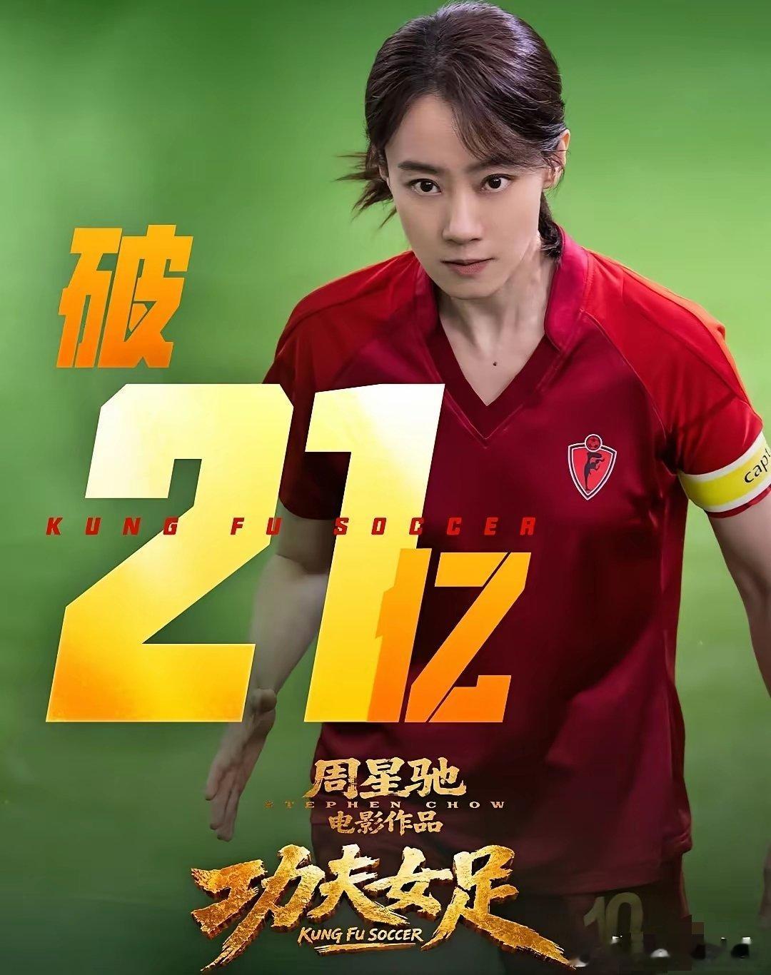《功夫女足》票房冲破21亿，零片酬出演的张小斐，究竟能分到多少钱？不少观众看见《