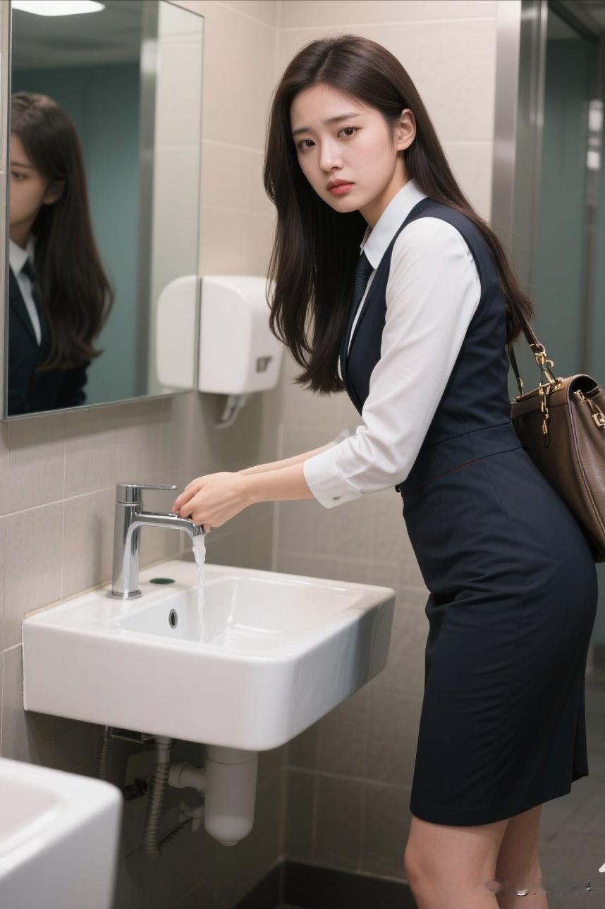 我是跑错厕所了吗？尴尬
今天去一甲方工厂送货
因为路程比较远
到了后就憋不住了