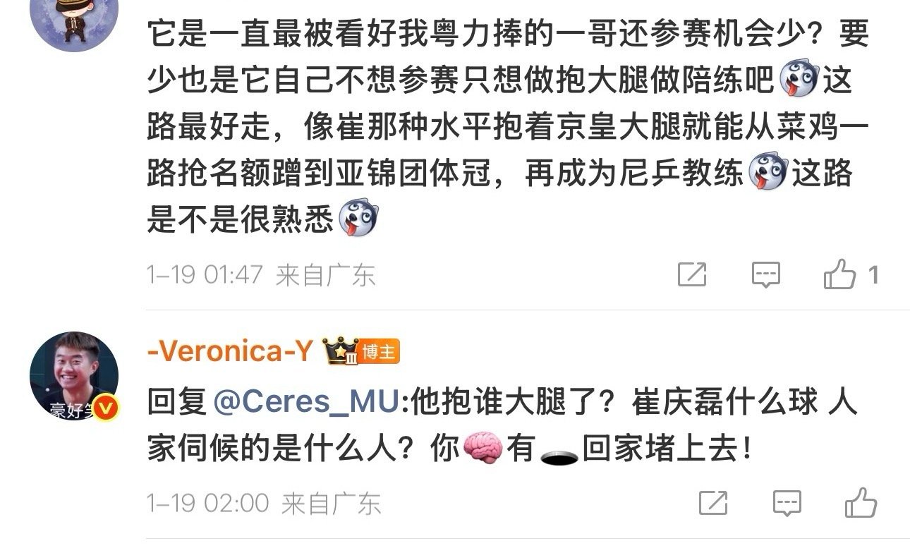 远丝毒唯真的好笑人家崔庆磊抱谁的大腿他自己又是什么户口？整天广东太子长广东太子短