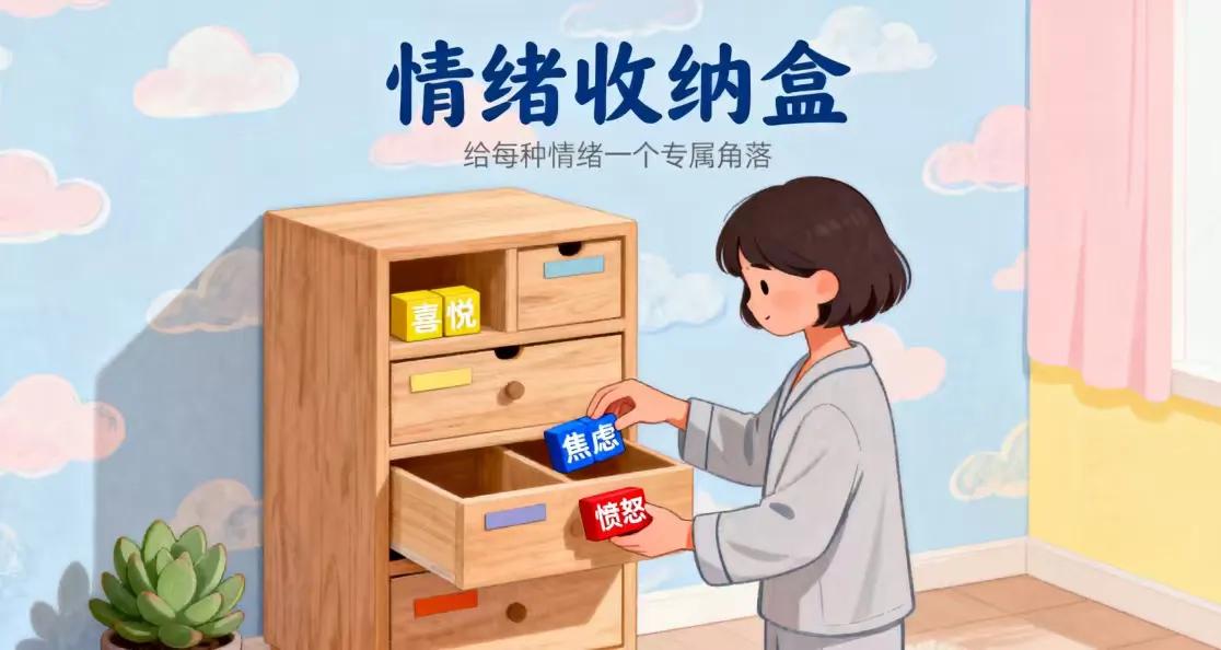 情绪收纳盒：给每一种情绪一个安放的位置


你是否曾在深夜被莫名的焦虑惊醒？是否