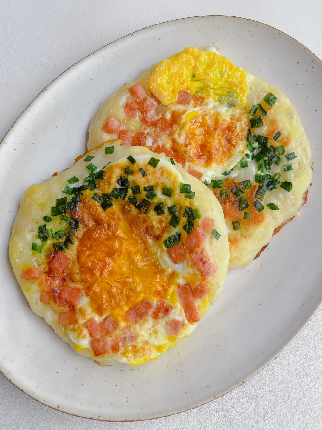 葱香鸡蛋发面饼｜免揉面❗️蓬松暄软超好吃❗️