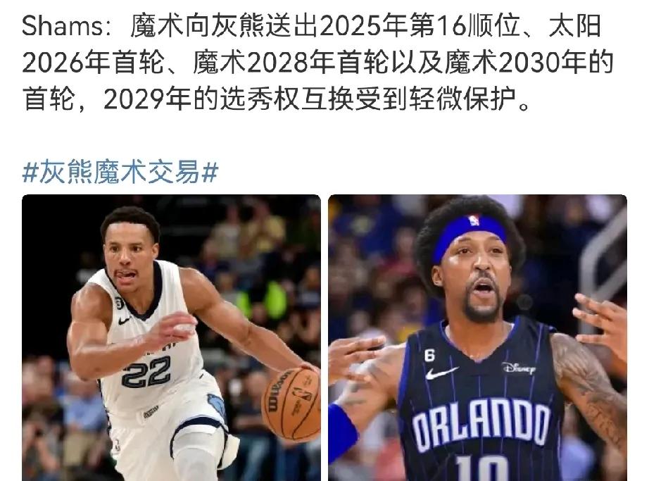 魔术想换个活法了
不想再重建了想要有所作为
四个首轮的确有点恐怖，但是仔细点看，