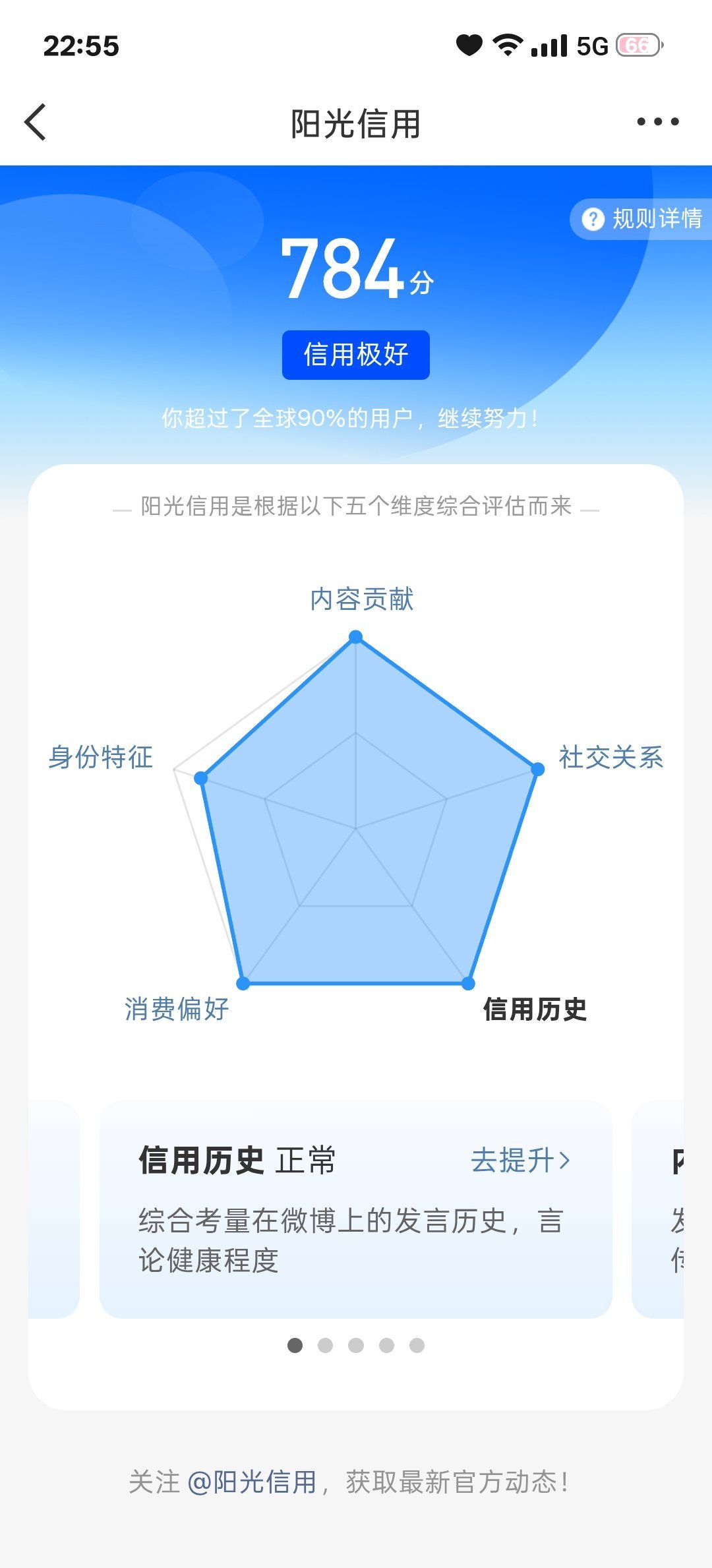 我考上了 