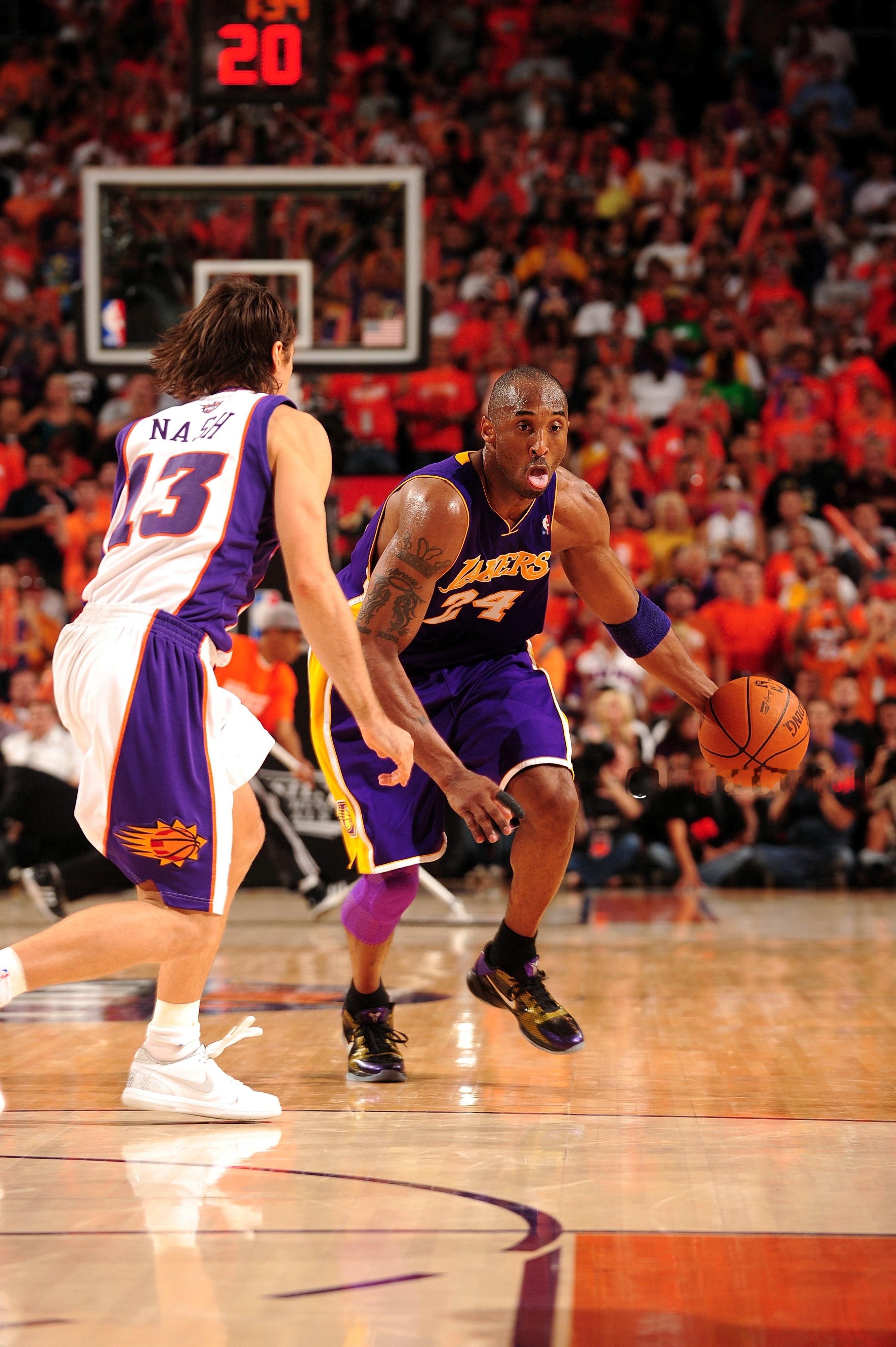 kobe bryant 2010nba科比史蒂夫纳什