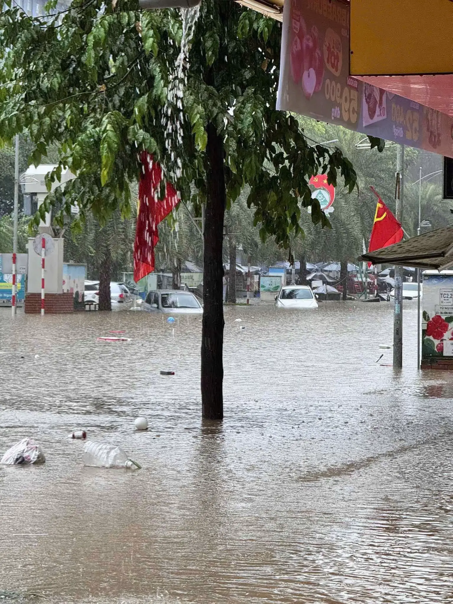 洪水又来了🥹人民遭受了如此多的苦难。