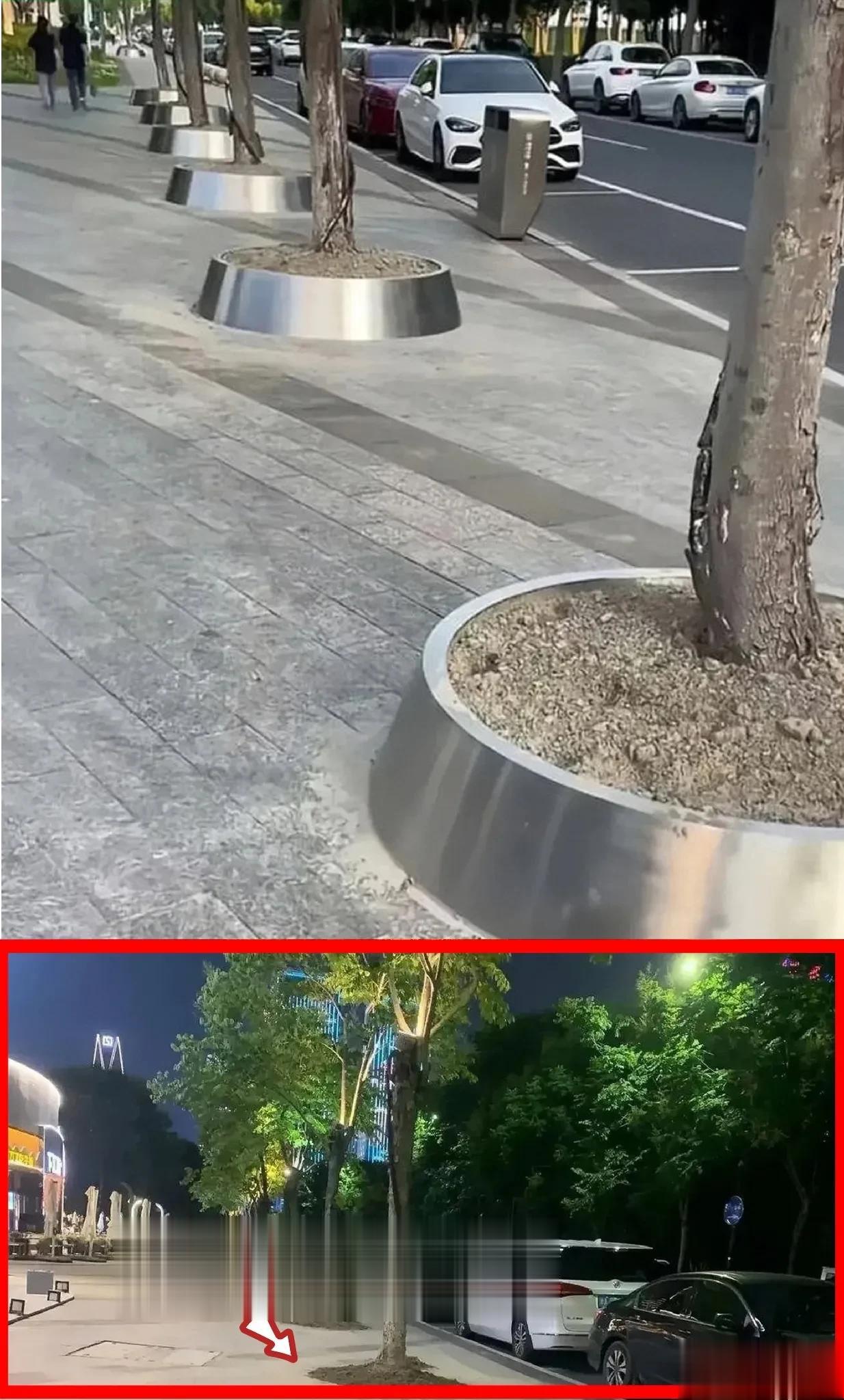 树下的不锈钢圈引发巨大网络热议后，杭州相关部门反应迅速，连夜火速拆除！

其实，