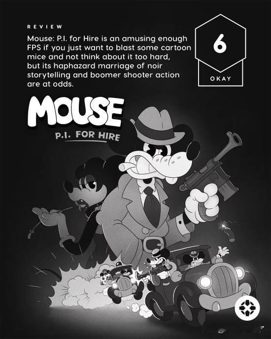 近日，权威游戏媒体IGN为复古射击游戏《神探杰克鼠》打出的6/10分评价，在玩家