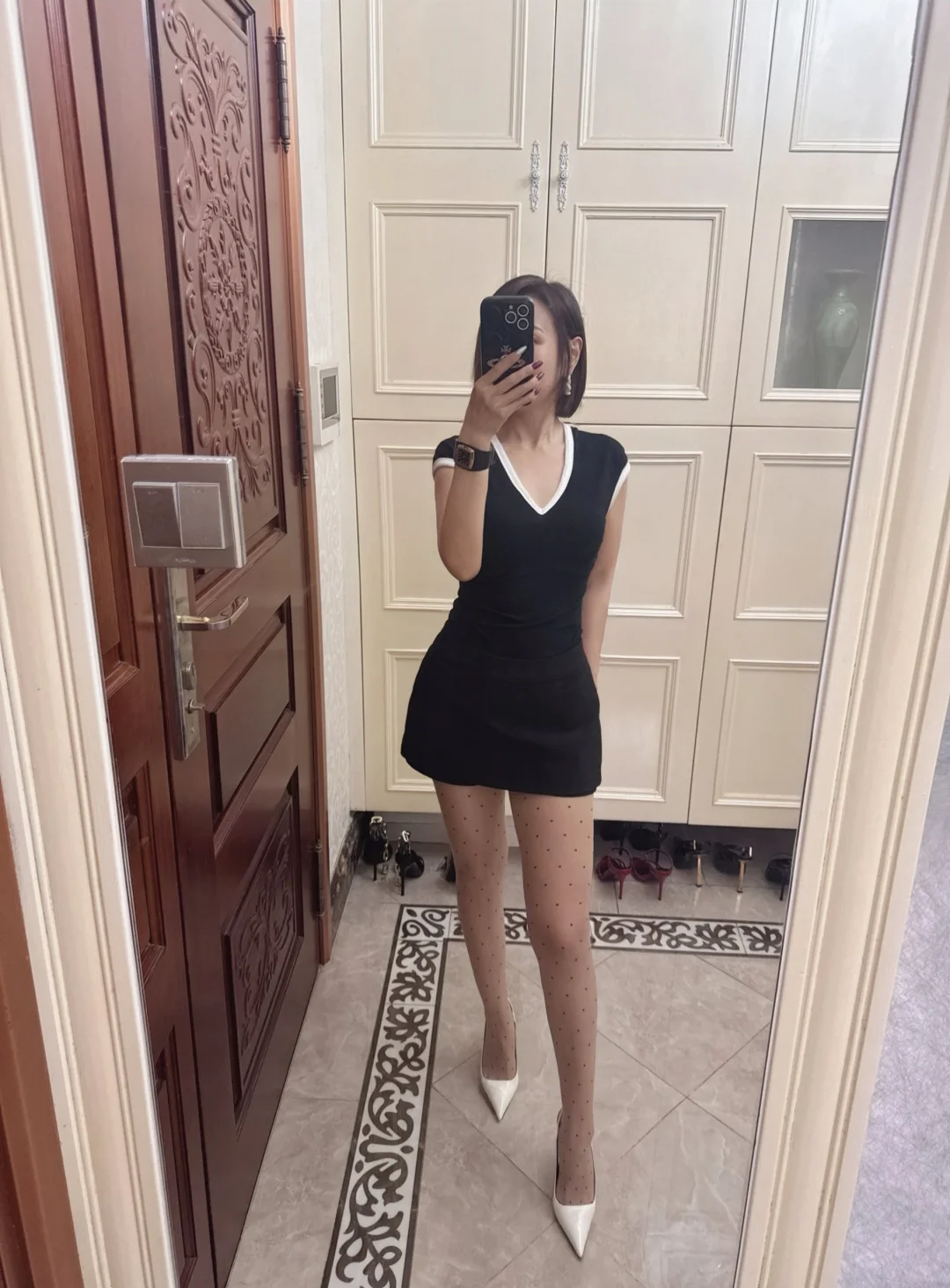 穿搭分享！👩‍🦰💄👠