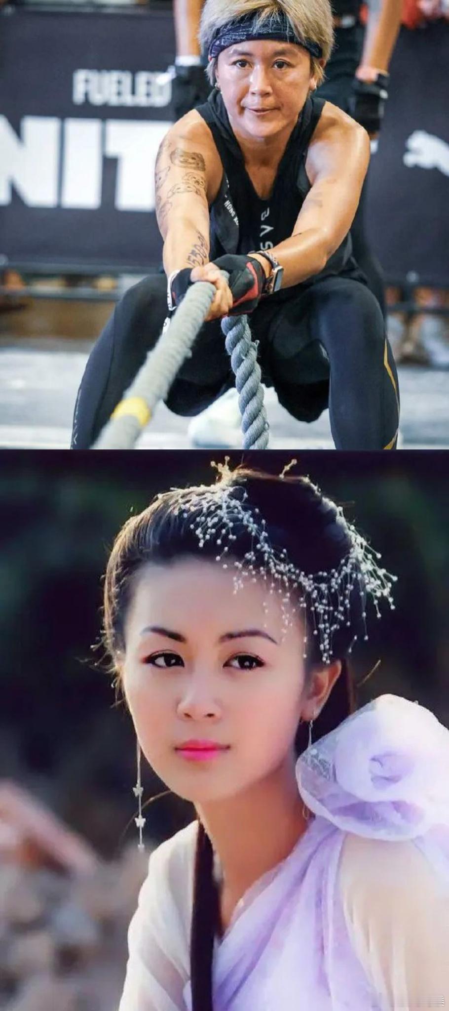 前TVB女星唐宁近照曝光，短发女神变身运动女王，当年的师妃暄你还记得吗？ 