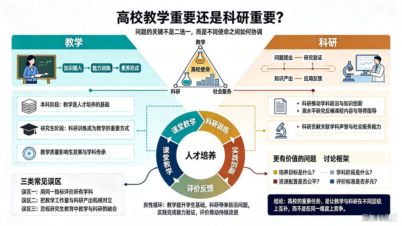 【高校评价怎么从教学为主变成了科研为主？】

今天中国的高校经过几十年转变，已经