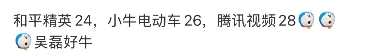woc 吴磊5天宣了3个特别🐮比的代言。虽然知道他很厉害，但是居然这么厉害的吗