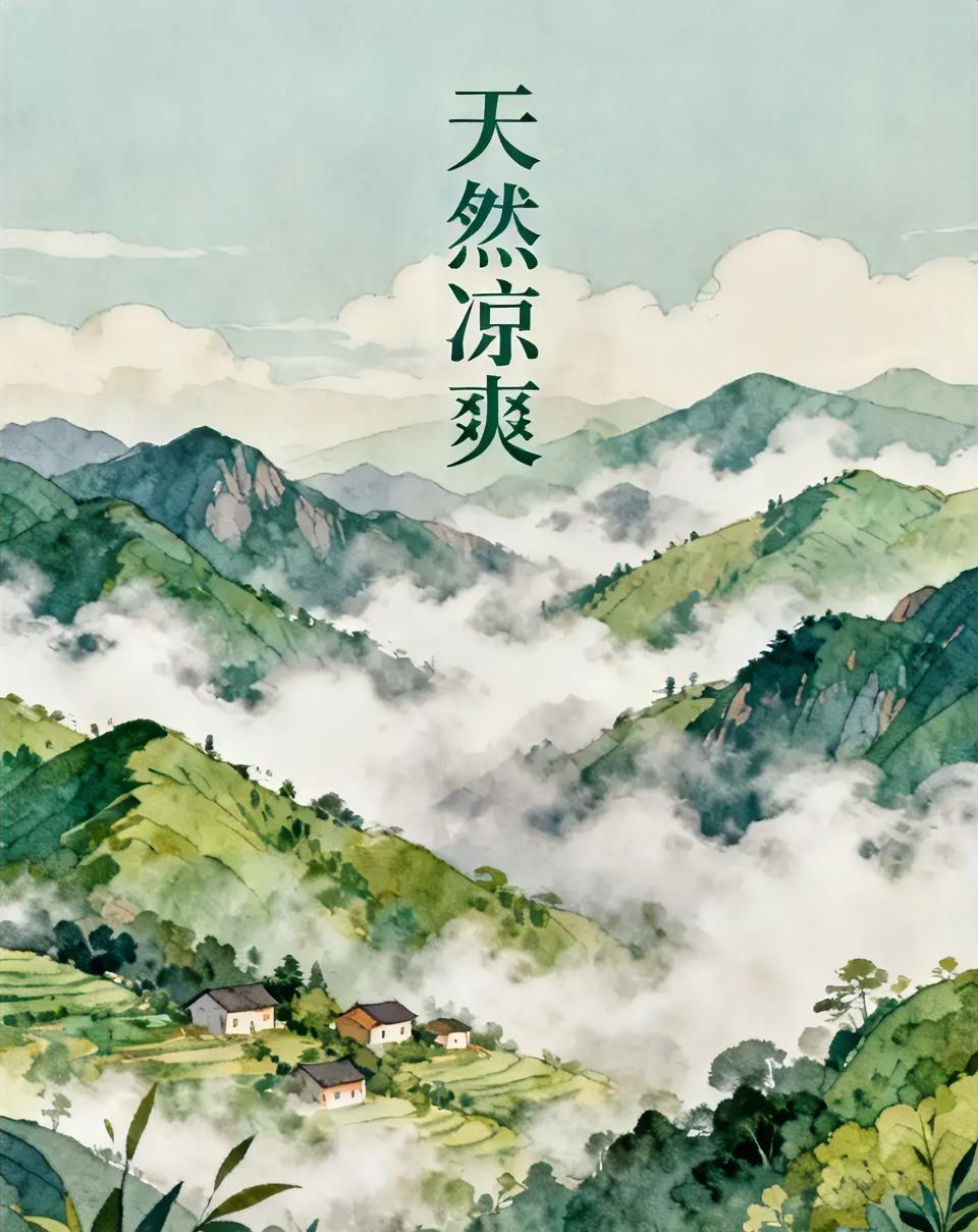 空调怎能比得上天然的凉爽？我正在六盘水避暑，穿着外套盖着被子，简直不要太爽了！