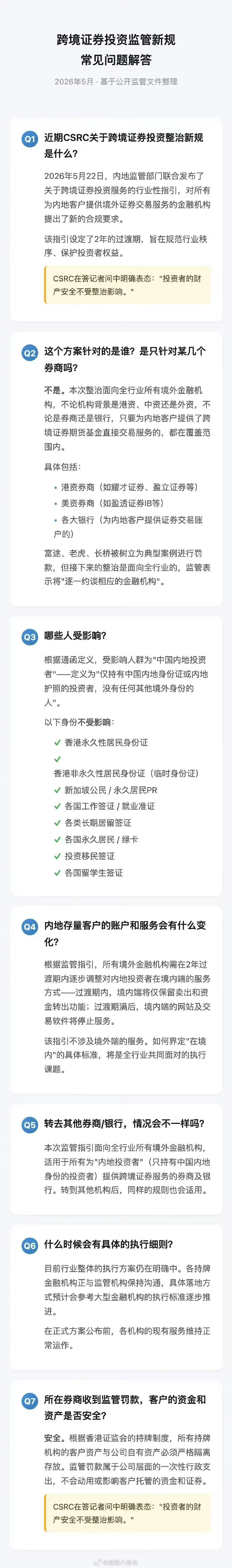 两分钟看懂新规：你的港美股账户接下来会怎样？