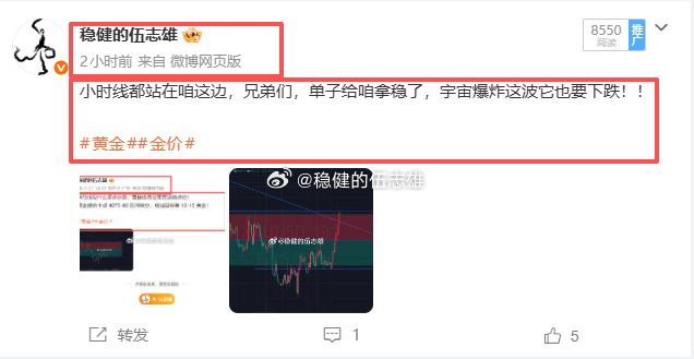 黄金提前布局5080空单抵达4059全线止盈拿下210点幸福！！4050 目标近