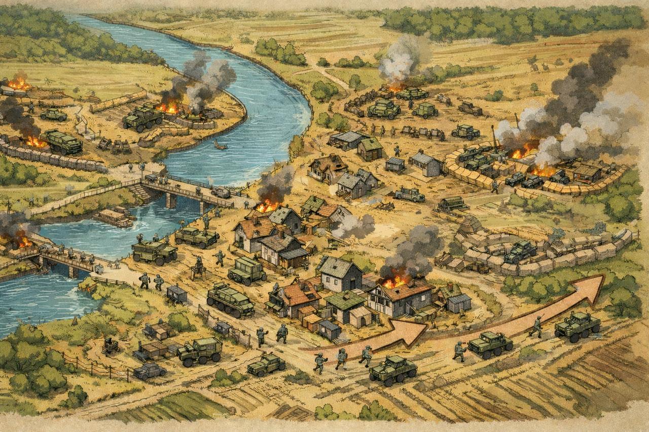 根据俄罗斯国防部1月8日的官方通报，其“东方”部队群通过积极进攻，已经控制了第聂