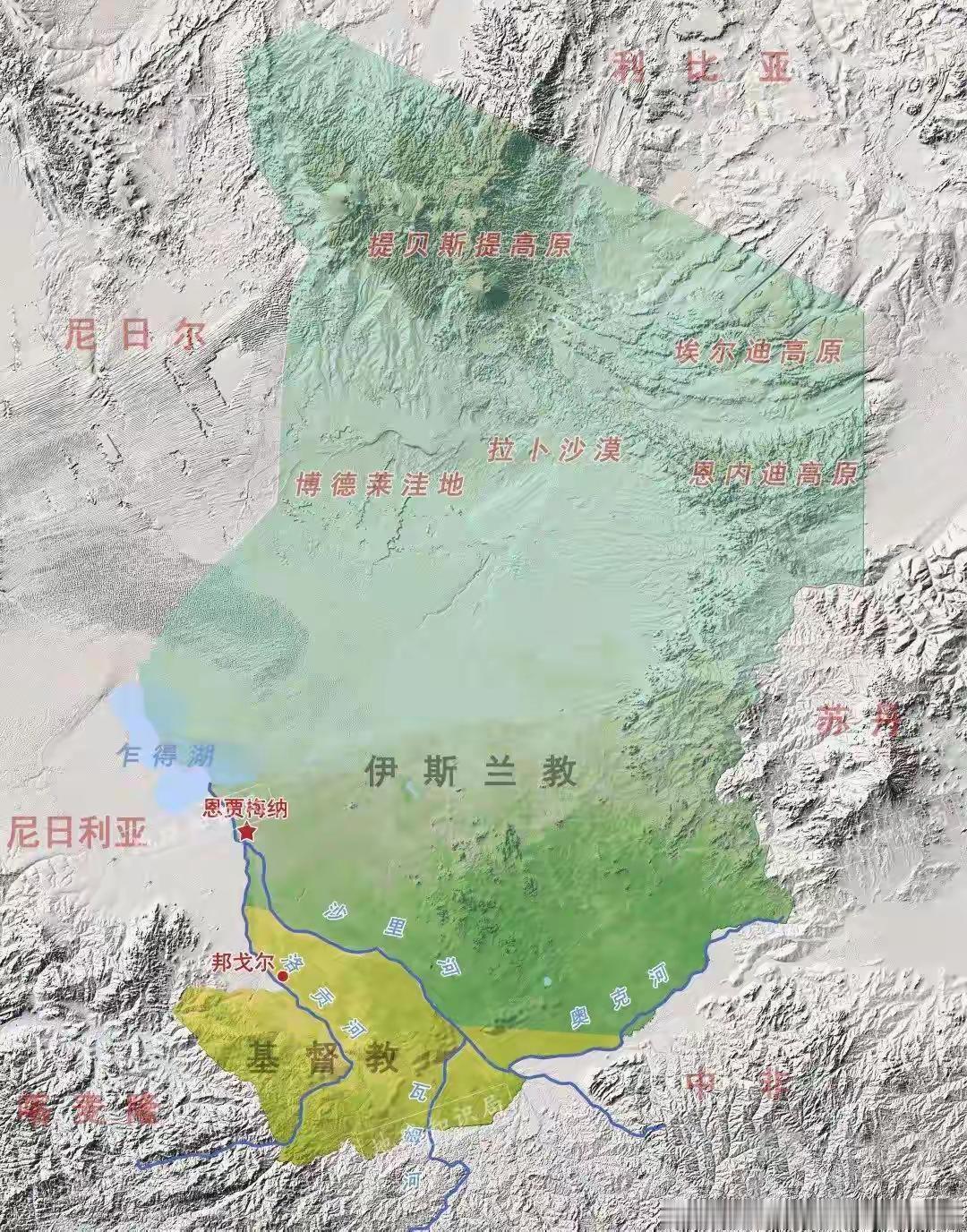 乍得这地方，面积128万平方公里，比咱们西藏还大一圈，可全国1490万人的日子过