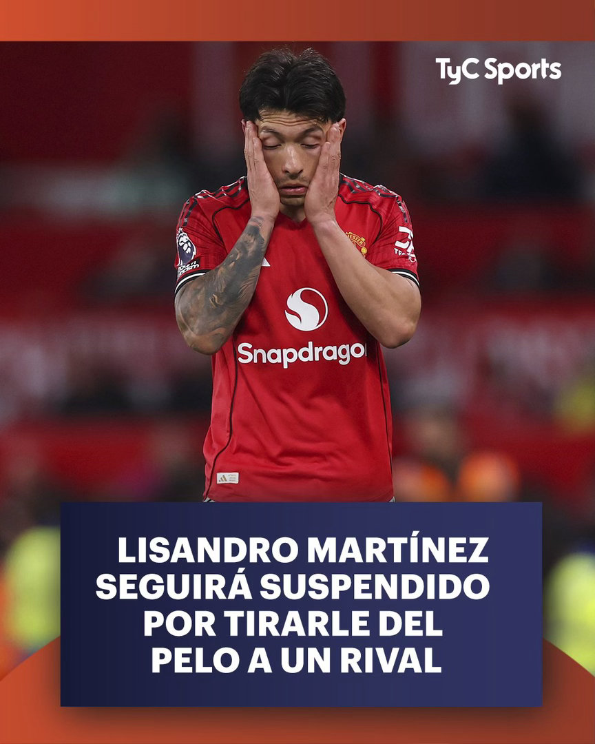 利马被迫继续休息🚨Tyc：英格兰足总驳回了曼联对利马因拉扯对手头发而被出示红牌