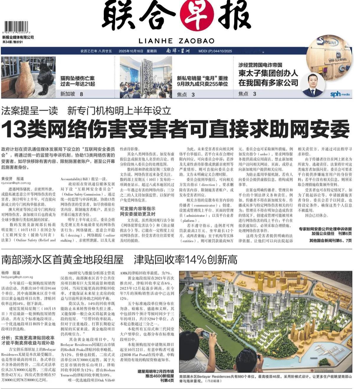 新加坡网络的“轻微犯罪”已经泛滥成灾，政府出台相关法令进一步约束网络行为 。
新
